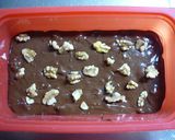 A picture of step 5 of Microwave Brownies Made in a Silicone Steamer Case.