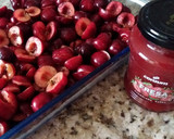 Foto del paso 1 de la receta: Tarta de cerezas casera