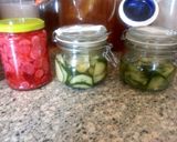 A picture of step 1 of Pickled Radishes.