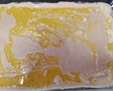 A picture of step 3 of Easy Peach Cobbler.