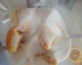 A picture of step 2 of Orange Cup Cakes 🍊 with chocolate chip.