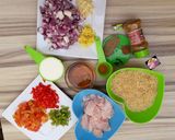 A picture of step 1 of Chicken Biryani.