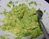 A picture of step 1 of Avocado, smoked salmon and pickle sandwich.