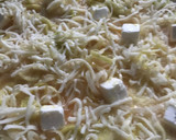Foto del paso 4 de la receta: Pastel de puerros, huevos y quesos feta y mozzarella