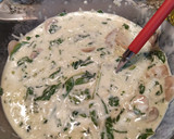 Foto del paso 1 de la receta: Quiche de espinacas y champiñones