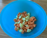 Foto del paso 1 de la receta: Carne picada a la venezolana con patatas y batatas