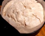 A picture of step 13 of Raspberry and Chocolate Brownie Meringue Cake.