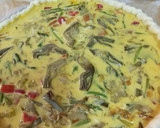 Foto del paso 5 de la receta: Quiche de alcachofas y espárragos