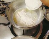 A picture of step 4 of (Khorak) winter special Sindhi Burfi (whole wheat flour sweet).