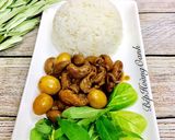 Hình bước làm 3 của món PHÁ LẤU BAO TỬ CÁ BA SA+TRỨNG CÚT
