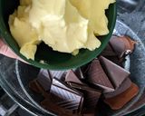 A picture of step 2 of Marmalade dark chocolate brownies - for Father's day.