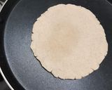 A picture of step 4 of Jowar Bhakri.
