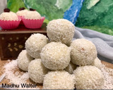 नारियल लड्डू (nariyal ladoo recipe in Hindi) रेसिपी चरण 4 फोटो