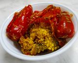 A picture of step 3 of Red Chilli Aacchhar.