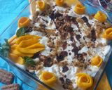 A picture of step 10 of Mango tres leche cake.