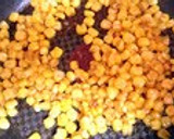 A picture of step 5 of Browned Corn with Butter and Soy Sauce.
