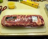 A picture of step 4 of Spiced Smoked Ribs with Orange Soda Sauce.