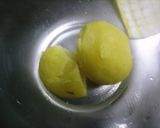 A picture of step 1 of For Bentos Potato Balls Stuffed With Curry.