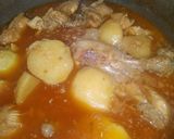 A picture of step 10 of Chicken qorma aloo.