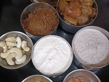 Ragi, Dates and Wheat Burfi