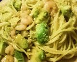 A picture of step 7 of Shrimp and Avocado Pesto.