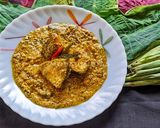 কচু পাতা দিয়ে ইলিশ (Kochu Pata Diye Ilish Recipe In Bengali) রেসিপি ধাপ - 5 ছবি