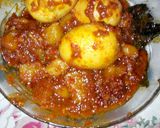Foto langkah ke 4 dari resep Balado telur kentang pedas manis.