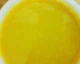 A picture of step 7 of Kabocha Squash Pudding for Halloween.