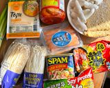 A picture of step 1 of Kimchi Army Stew (Budae Jjigae).