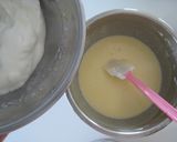A picture of step 5 of Use Sliced Cheese! Souffle Cheesecake.