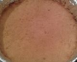A picture of step 2 of 'Dulce de Leche' ricotta cheesecake with caramelized hazelnuts.