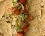 A picture of step 3 of Chicken tikka wrap.