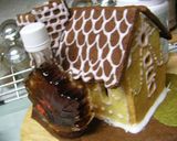 A picture of step 8 of Christmas Cookie House.