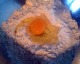 A picture of step 1 of Sausage Popovers (aka Mini Toad-in-the-Holes).