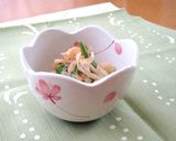 A picture of step 4 of Sautèed and Stewed Kiriboshi Daikon and Sakura Shrimp.