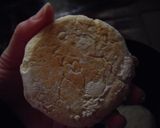 A picture of step 9 of Scone-Style Biscuits in a Microwave and a Frying Pan.