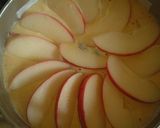 A picture of step 5 of Easy Yogurt Apple Cake.