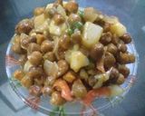 चना चाट(chana chaat recipe in hindi) रेसिपी चरण 1 फोटो