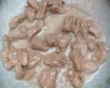 A picture of step 5 of Yellow Pepper Beef with Hoisin Sauce.