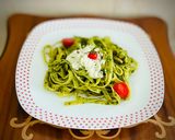 عکس مرحله 6 از دستور فتوچینی با آووکادو 🍝 (پاستای آووکادو رژیمی)