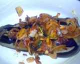 A picture of step 7 of Sig's Stuffed Aubergine (vegetarian).
