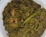 A picture of step 7 of Palak (Spinach) Gosht.