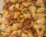 A picture of step 3 of TL's Bacon-cheese pull aparts.
