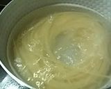 A picture of step 1 of Café Style Pasta Carbonara.