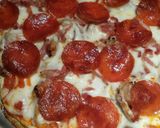 A picture of step 8 of Doughless Pizza (low carb).