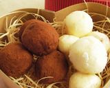 A picture of step 6 of Chocolate Truffles Like Melty Cream Cheese Truffle.