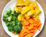 Hình bước làm 1 của món Canh rau củ chay