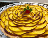 Foto del paso 16 de la receta: Tarta de hojaldre y melocotones con crema de limón