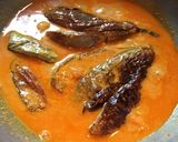 A picture of step 10 of Baingan Curry.