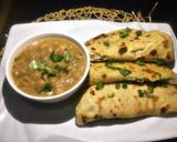 A picture of step 4 of Flat bread with chickpeas porridge.